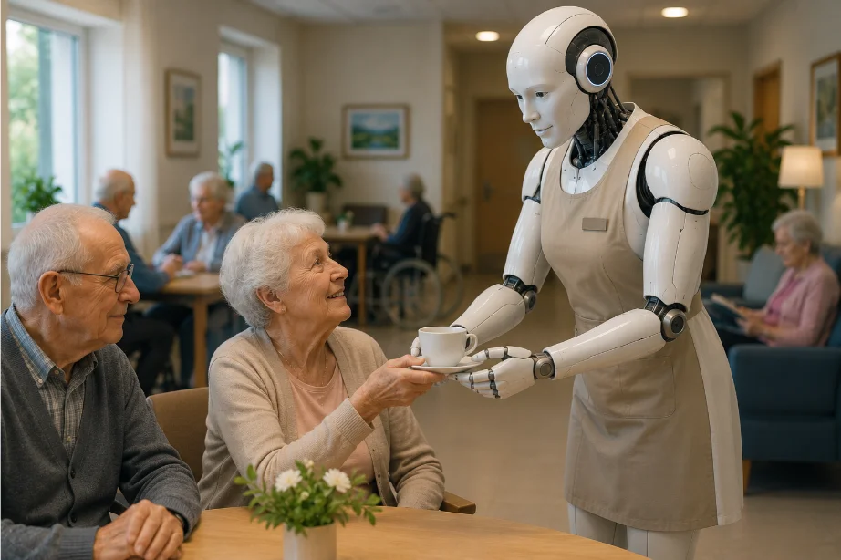 Vis dažniau kalbama, kad robotai ateityje slaugys mūsų senjorus